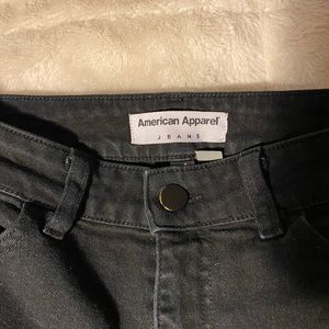 american apparel black jeans